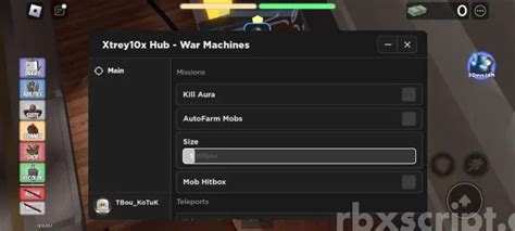 War Machines Kill Aura Auto Farm Mobs More Mobile Script