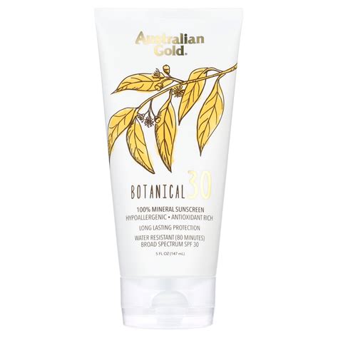 Australian Gold Spf Botanical Mineral Sunscreen Lotion Walmart