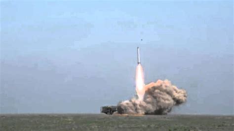 Launch of russian cruise missile 9K720 Iskander-M - YouTube