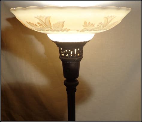 Antique Torchiere Floor Lamp Glass Shade Lamps Home Decorating Ideas Qmk0qxvq69