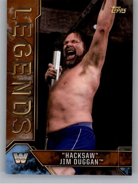 Amazon 2017 Topps Legends Of WWE Bronze 40 Hacksaw Jim Duggan NM