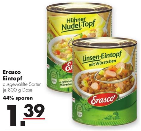 Erasco Eintopf G Dose Angebot Bei Handelshof