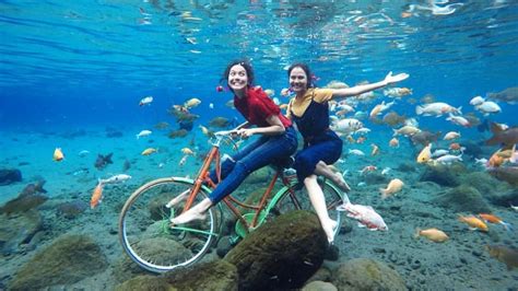 7 Potret Wisata Underwater Yang Keren Di Jogja Umbul Ponggok