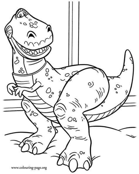 Rex Toy Story Coloring Pages | Toy story coloring pages, Dinosaur ...