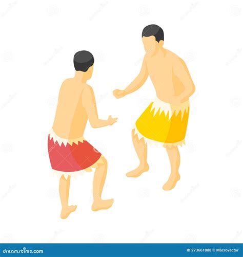 Hawaiian Greeting Icon stock vector. Illustration of islander - 273661808