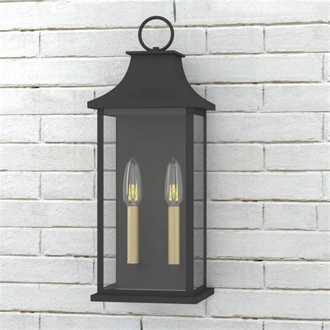 Maxax Montpelier 20 6 In 2 Light Sand Grain Black Dusk To Dawn Outdoor