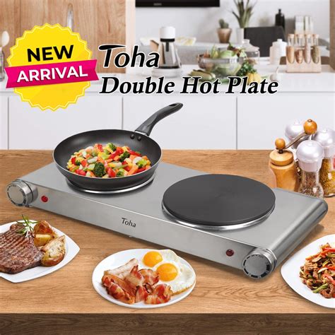 Double Hot Plate Toha Fast Heating Double Hot Plate Cooking Appliances Shopee Philippines