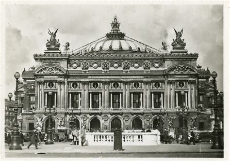 Souvenir image of the Paris Opera House | The Digital Collections of ...