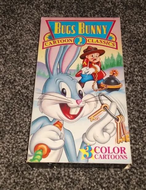 Cartoon Classics Bugs Bunny Vhs Rare Animation Oop 4 Cartoon 10 22