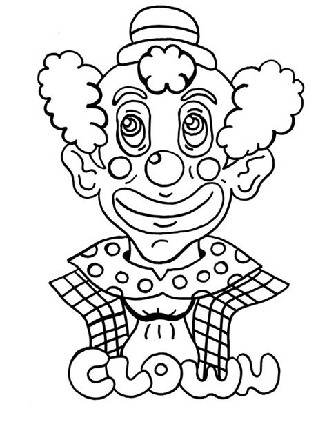 Coloriage Clown avec maquillage spectaculaire dessin gratuit à imprimer