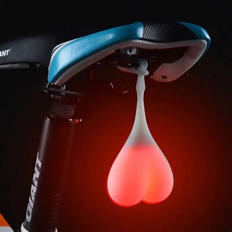 Cycling Balls Tail Silicone Light Creative Bike Waterproof Night