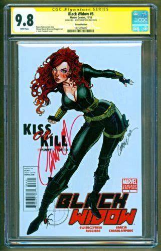 Comicsvalue On Twitter Black Widow J Scott Campbell Comics