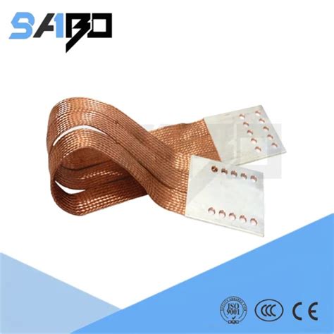 Copper Grounding Strap A Copper Braided Flexible Connector Tinned