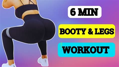 6 Min Workout Challenge For Toned Sexy Legs And Round Booty Home