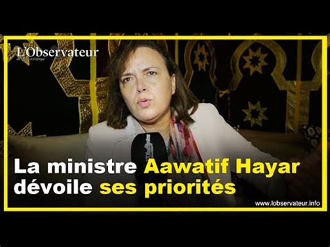 La ministre Aawatif Hayar dévoile ses priorités YouTube