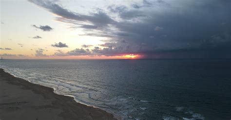 Storm Clouds over the Beach at Sunset Free Stock Video Footage, Royalty ...