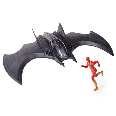 The Flash Ultimate Batwing with The Flash and Batman Action Figures Set