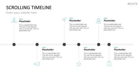 Scrolling Timeline | PowerPoint Template