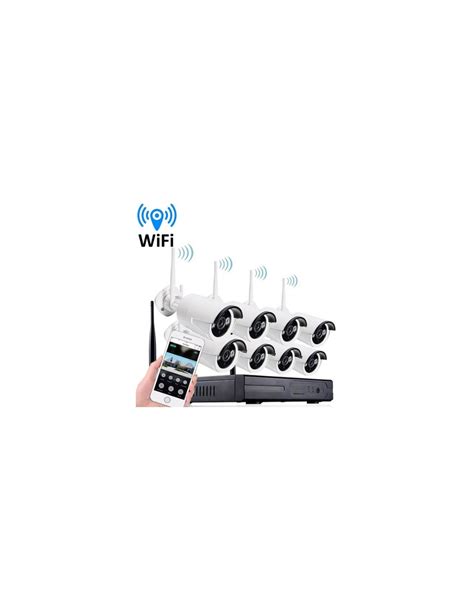 Kit Videosorveglianza Hd Nvr Dvr Wireless Canali