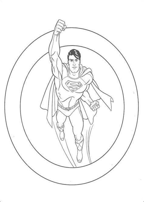 42 Disegni Di Superman Da Colorare Pianetabambiniit