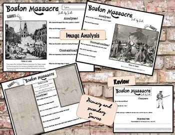 Boston Massacre Reading and Image Analysis by Sagan Tully | TpT