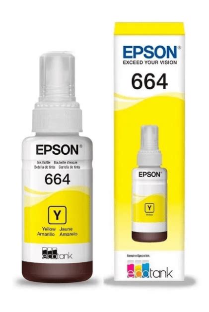 Tinta Ecotank Epson 644 Yellow Refill Ink