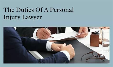 Ppt The Duties Of A Personal Injury Lawyer Powerpoint Presentation