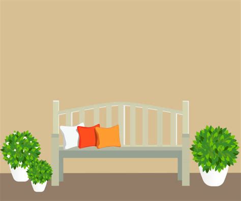 350 Beautiful Garden Benches Backgrounds Stock Illustrations Royalty Free Vector Graphics