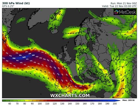 A Powerful Winter Storm Centered On The Lee Side Of The Alps Will Bring