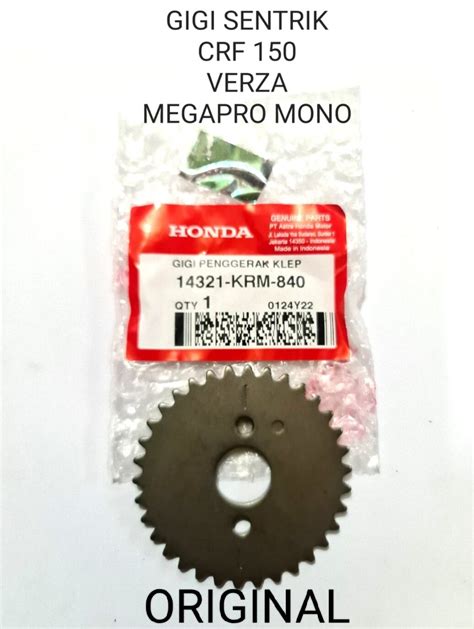 Gear Gir Gigi Timing Keteng Sentrik Crf Megapro Mono Verza Original