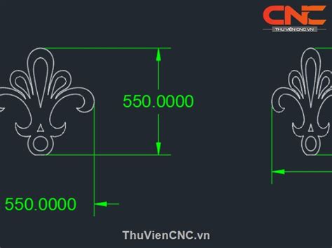 Model cnc hoa văn lan can