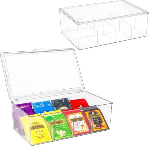 Amazon InterDesign Binz Tea Bag Organizer Box Kitchen Cabinet