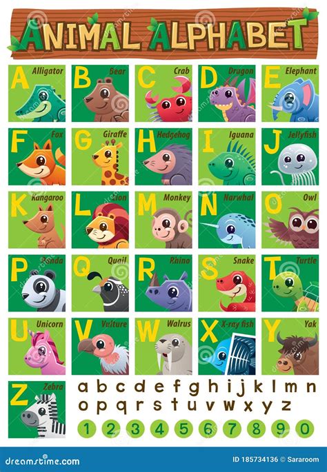 Alphabet With Animals