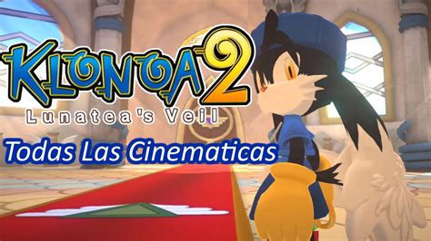 Klonoa 2 Lunatea s Veil PRS Todas las Cinematicas Español YouTube