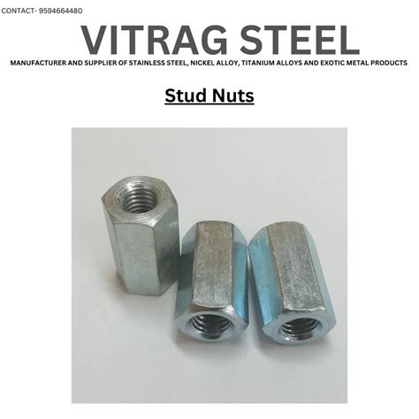 Material Stainless Steel Broaching Stud Nuts At Rs 65 Piece In Mumbai