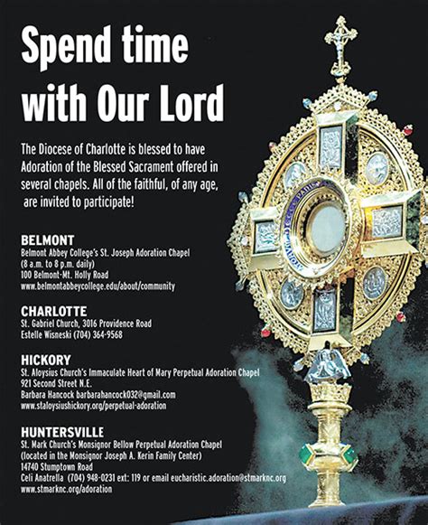 Guidelines For Eucharistic Adoration