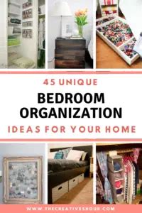 45 Unique Bedroom Organization Ideas To Declutter Your Space