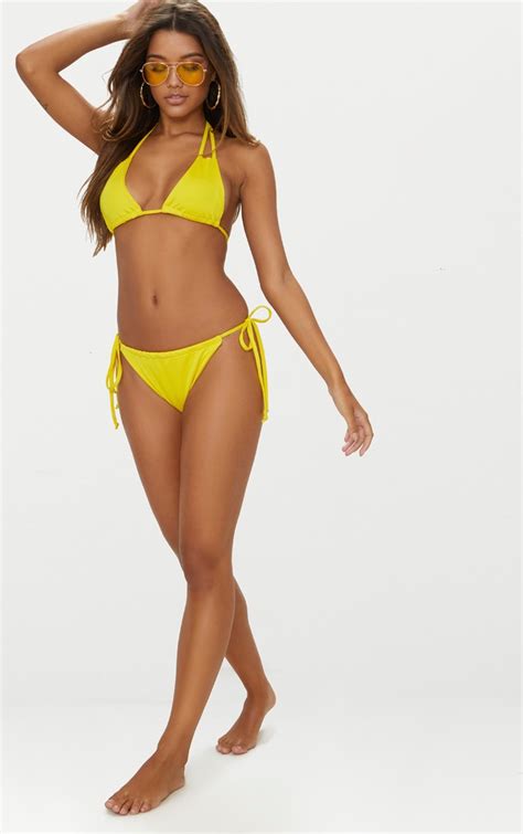 Cute Yellow Bikini Set Swimsuit To Try Bikinis Yellow Bikini Pretty