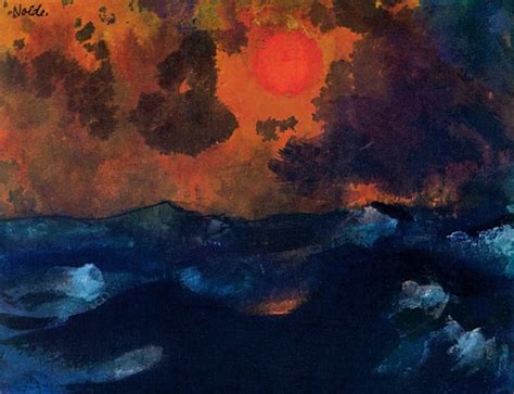 Dionyssos Tumbir Emil Nolde German 1867 1956 Sea With