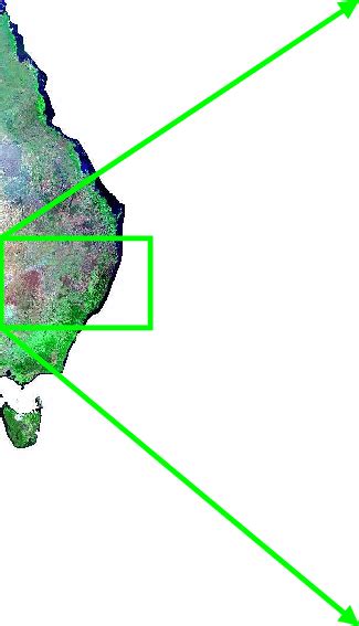 Approximate Location Of The Irs Image Data The Awifs Image Extents Are