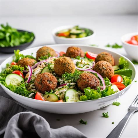 15-Minutes Falafel Salad Recipe (Nutritious And Flavorful) - Soup Chick