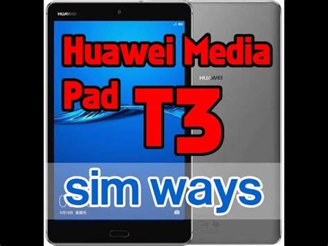 Huawei Media Pad T Sim Ways Huawei Sim Jumper Way Youtube