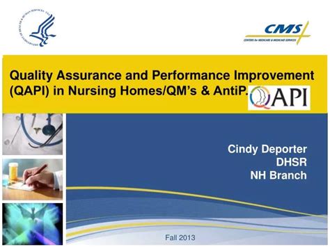 Ppt Quality Assurance And Performance Improvement Qapi In Nursing Homes Qm’s And Antip