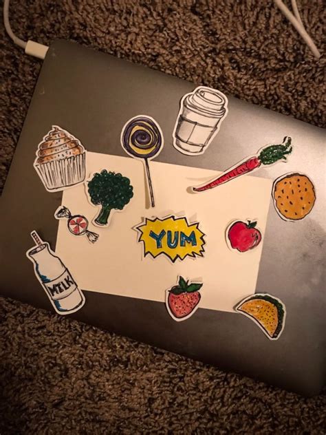 Let's Eat Sticker Pack | Etsy