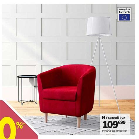 Promo Fauteuil Eve Chez Conforama Icatalogue Fr