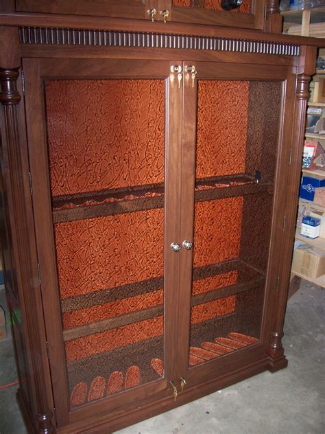 Amish Custom Crafted Combo Low Profile 16 Gun Cabinet Amish Custom Gun Cabinets