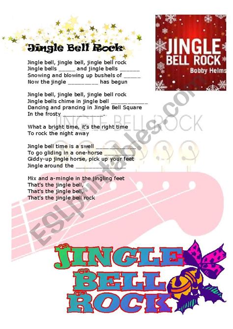 Jingle Bells Rock ESL Worksheet By Johnny The Great