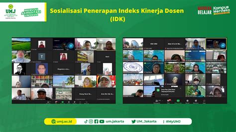 Umj Gelar Sosialisasi Pemenuhan Indeks Kinerja Dosen