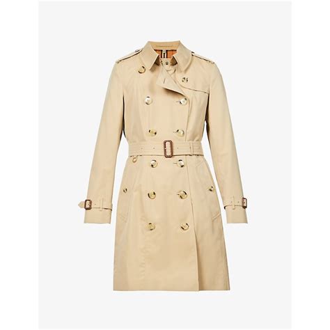 Burberry The Chelsea Heritage Double Breasted Cotton Twill Trench Coat