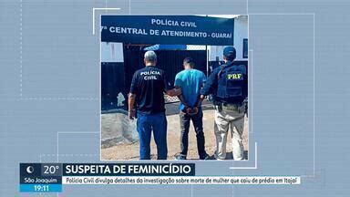 NSC Notícias SC Suspeita de feminicídio em Itajaí Globoplay